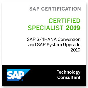 SAP S/4HANA Conversion and SAP System Upgrade 2019